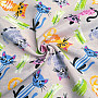 Decorative fabric CATS MULTICOLOR