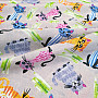 Decorative fabric CATS MULTICOLOR
