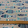 Christmas decorative fabric FISH