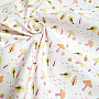 Decorative fabric MUSHROOMS pink