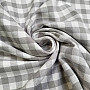Decorative fabric MERIGNAC 6047/003 blanc/gris