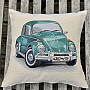 Tapestry cushion cover VW BEETLE TURQUOISE