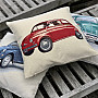 Tapestry cushion cover VW BEETLE TURQUOISE