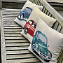 Tapestry cushion cover Citroën 2CV BLUE