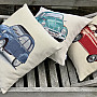 Tapestry cushion cover FIAT RED