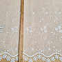 Embroidered curtain 705 WHITE
