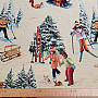 Tapestry fabric SKIERS