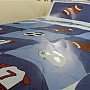 Children single bed cover FOOTBALL