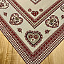 Tyrolean Alps tapestry tablecloth and scarf