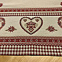 Tyrolean Alps tapestry tablecloth and scarf