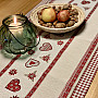 Tyrolean Alps tapestry tablecloth and scarf