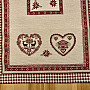 Tyrolean Alps tapestry tablecloth and scarf