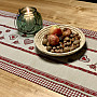 Tyrolean Alps tapestry tablecloth and scarf