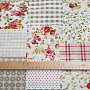 Decorative fabric ROSE MARTA patchwork