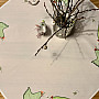 Embroidered Easter tablecloth and scarves HEN green