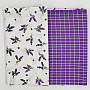 Cotton towels LAVENDER DICE