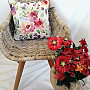 Tapestry cushion cover PASTEL FLOWERS