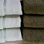 Towel and bath towel MICRO light green