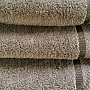 Towel and bath towel MIKRO dark green