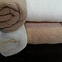 Towel and bath towel MICRO terracotta