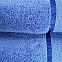 Towel and bath towel MIKRO blue