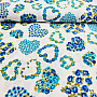 Decorative fabric AROAN blue