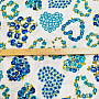 Decorative fabric AROAN blue