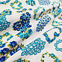 Decorative fabric AROAN blue