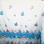 Children voile curtain 1917/101 BOATS