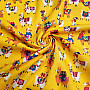 Decorative fabric LAMA yellow