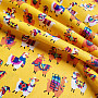 Decorative fabric LAMA yellow