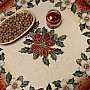 Tapestry tablecloth Christmas rose DIBAR