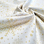 Jacquard deco SNOWFLAKES I gold