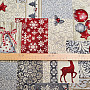 Tapestry fabric MODERN CHRISTMAS