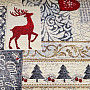 Tapestry fabric MODERN CHRISTMAS