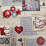 Tapestry fabric MODERN CHRISTMAS