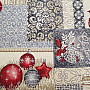 Tapestry fabric MODERN CHRISTMAS