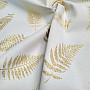 Decorative jacquard fabric LEAFS I GOLD