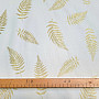 Decorative jacquard fabric LEAFS I GOLD