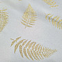 Decorative jacquard fabric LEAFS I GOLD