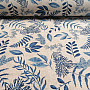 Decorative fabric Fern BLUE