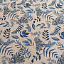 Decorative fabric Fern BLUE