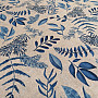 Decorative fabric Fern BLUE