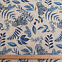 Decorative fabric Fern BLUE