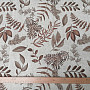 Decorative fabric FERN BROWN