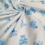 Cotton fabric BABY TEDDY blue