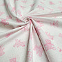 Cotton fabric BABY TEDDY pink