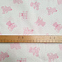 Cotton fabric BABY TEDDY pink