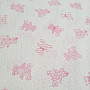 Cotton fabric BABY TEDDY pink