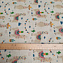 Decorative fabric LAMY cut